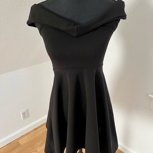 Off the shoulder misguided cocktail dress